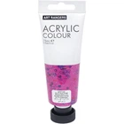 Краска акриловая "Art Ranger" Acrylic 120 "Glitter pink" 75мл, цвет розовый с глитером