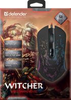 Миша Defender Witcher GM-990 RGB USB Black (4714033529907) - зображення 4