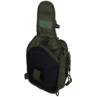 Рюкзак однолямочный через плечо Shoulder Bag, "MOLLE" Оливковый - изображение 8
