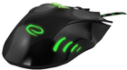 Миша Esperanza MX401 Hawk USB Black/Green (5901299925423) - зображення 2
