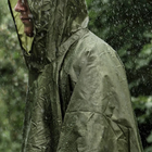 Водонепроницаемый дождевик (пончо) с капюшоном и карманом E-Tac CS-YY02 Green - изображение 8