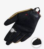 Перчатки полнопалые с защитой на липучке FQTACMI005 Песочный L (Kali) - изображение 2