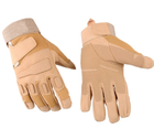 Перчатки защитные полнопалые на липучке FQ16S003 Песочный L (Kali) - изображение 4