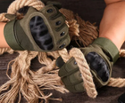 Перчатки защитные на липучке FQ20T001 Оливковый L (Kali) - изображение 2