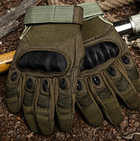 Перчатки защитные на липучке FQ20T001 Оливковый M (Kali) - изображение 3