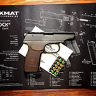 Стартовый пистолет Макарова Retay Arms PM, Сигнальный пистолет под холостой патрон 9мм - изображение 2