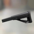 Приклад із трубою для помпових рушниць DLG Tactical TBS Solid DLG-083, Com Spec, колір – Чорний (244429) - зображення 1