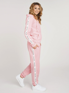 Bluza damska rozpinana streetwear z kapturem Yoclub UBD-0002K-4700 M Różowa (5903999435530) - obraz 5