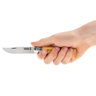 Туристичний ніж, вуглецева сталь Opinel Carbon Steel blister No.8 000402 - зображення 4
