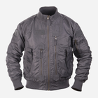 Куртка тактическая мужская MIL-TEC US Tactical Flight Jacket 10404608 2XL 1332 Urban grey (2000980619146)