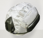 Кавер чехол на шлем каску фаст Fast Tor-D Мультикам Alpine на Зиму из ткани rip stop Размер XL - изображение 3