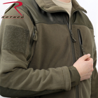 Куртка оливковая флисовая тактическая Rothco Spec Ops Tactical Fleece Jacket Olive Drab размер L - изображение 2