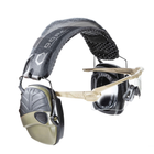Гелеві амбушюри Noisefighters Gel Pads з рельєфним вирізом для окулярів Чорний Гарнітура Howard Ops-core Peltor Амбушюри 2000000100586 - зображення 4