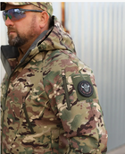Куртка Хантер Софтшелл фліс на сітці Мультикам No Brand 46 ( 544 ) - зображення 3