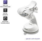 Автомобільний тримач Qoltec для смартфонів до 6,8" White (5901878512099) - зображення 3