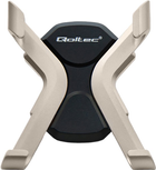Uchwyt samochodowy Qoltec X-CS na kratkę wentylacyjną do smartfona 4.0 – 7.0" Czarno-szampański (5901878512150) - obraz 6