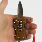 Компактная карманная рогатка-нож Apekt | Нержавеющая сталь, накладки G10 (№219) - изображение 9