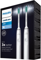 Набір електричних зубних щіток PHILIPS Sonicare 3100 series HX3675/13 - зображення 6