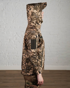 Женская военная тактическая куртка SoftShell трехслойная осень/зима р. S Пиксель - изображение 3