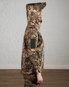 Женская военная тактическая куртка SoftShell трехслойная осень/зима р. M Пиксель - изображение 3