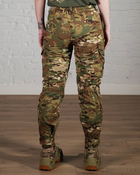 Женские военные штаны тактические рип-стоп с флисовой подкладкой р. M Мультикам - изображение 4