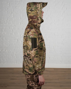 Женская военная тактическая куртка SoftShell трехслойная осень/зима р. S Мультикам - изображение 3