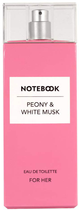 Туалетна вода для жінок Notebook Peony & White Musk For Her 100 мл (8004995638387) - зображення 1