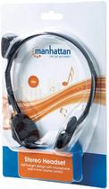 Słuchawki Manhattan Stereo Headset Czarny (0766623164429) - obraz 4