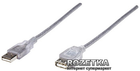 Kabel Manhattan USB 2.0 AM-AF 4.5 m (766623340502) - obraz 1