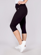 Legginsy damskie krótkie Yoclub ULD-0010K-3400 S Czarne (5904921610636)