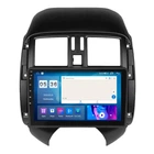 Магнитола Lesko для Nissan Versa II Рестайлинг 2014-2019 IPS 9" 4/64Gb CarPlay 4G Wi-Fi GPS Prime Ниссан Верса