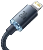 Кабель Baseus Crystal Shine Series Fast Charging Data Cable Type-C to iPhone 20W 1.2 м Black (CAJY000201) - зображення 3