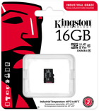 Karta pamięci Kingston microSDHC 16GB Industrial Class 10 UHS-I V30 A1 (SDCIT2/16GBSP) - obraz 3