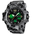 Наручные мужские часы Skmei 1155BCMGY с подсветкой 5 АТМ Grey Camo (7_01098)