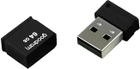 Флеш пам'ять USB Goodram UPI2 64GB USB 2.0 Black (UPI2-0640K0R11) - зображення 3