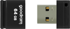 Флеш пам'ять USB Goodram UPI2 64GB USB 2.0 Black (UPI2-0640K0R11) - зображення 4