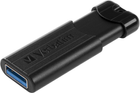 Флеш пам'ять USB Verbatim PinStripe USB 3.0 16GB Black (0023492493167) - зображення 3