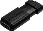 Флеш пам'ять USB Verbatim PinStripe USB 32GB Black (0023942490647) - зображення 4