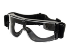 Вентильовані окуляри типу Gogle (набір з 3 лінз) - Black [PJ] - зображення 4