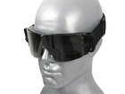 Вентильовані окуляри типу Gogle (набір з 3 лінз) - Black [PJ] - зображення 6