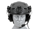 M32H Активні навушники з мікрофоном на шолом FAST - BK EARMOR - зображення 2