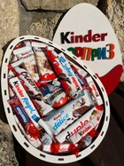 Подарочный шоколадный набор для девушки с конфетками набор в форме киндера сюрприза для жены для мамы для ребенка