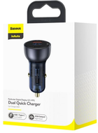 Ładowarka samochodowa Baseus Particular Digital Display QC + PPS Dual Quick Charger Car Charger 65W Ciemny Szary (CCKX-C0G) - obraz 5