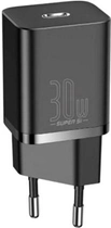 Ładowarka sieciowa Baseus Super Si Quick Charger 1C 30W EU Czarny (CCSUP-J01) - obraz 1