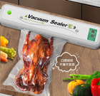 Вакууматор автоматичний Kitchen Automatic Vacuum побутовий вакуумний пакувальник для тривалого зберігання продуктів + ​​5 пакетів
