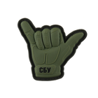 Нашивка Shaka сбу pvc Olive