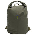 Баул-рюкзак влагозащитный тактический, вещевой мешок на 45 литров поликордура Олива - изображение 1