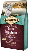 Сухой корм для кошек Carnilove Fresh для стерилизованных с карпом и форелью