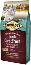 Сухой корм для кошек Carnilove Fresh для стерилизованных с карпом и форелью