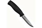 Туристичний ніж з чохлом, нержавіюча сталь Morakniv Companion Heavy Duty Black 13159 - изображение 2